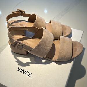 Mink/pink suede sandals - Vince